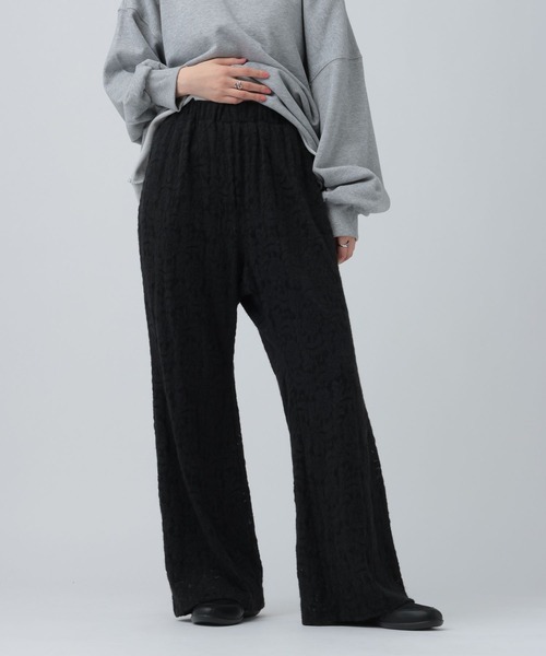 LEPSIM(レプシィム)の「起毛レースパンツ 638770(その他パンツ・レディース・オフホワイト/グリーン/ブラック・FREE)」の21枚目の写真