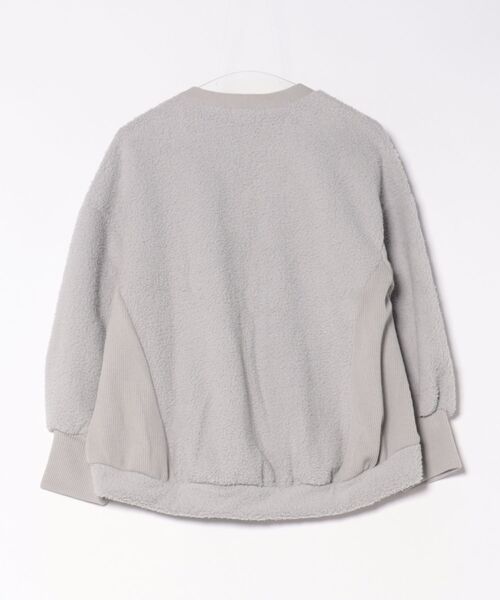 SWITCH BY ARCH(スイッチバイアーチ)の「【W】【it】【ARC】【SWITCH by ARCH】Boa Fleece × Knit Zip Cardigan(カーディガン/ボレロ・レディース・グレイッシュベージュ/アイボリー・FREE)」の5枚目の写真