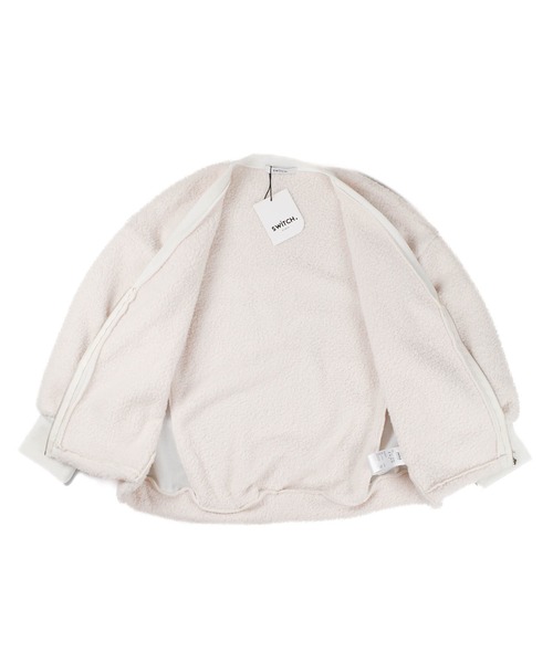 SWITCH BY ARCH(スイッチバイアーチ)の「【W】【it】【ARC】【SWITCH by ARCH】Boa Fleece × Knit Zip Cardigan(カーディガン/ボレロ・レディース・グレイッシュベージュ/アイボリー・FREE)」の7枚目の写真