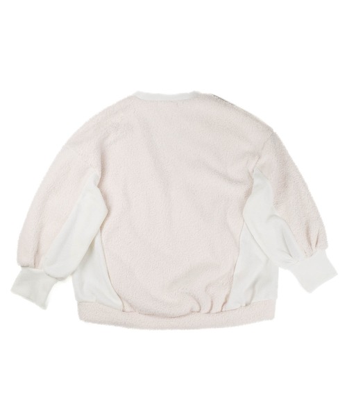 SWITCH BY ARCH(スイッチバイアーチ)の「【W】【it】【ARC】【SWITCH by ARCH】Boa Fleece × Knit Zip Cardigan(カーディガン/ボレロ・レディース・グレイッシュベージュ/アイボリー・FREE)」の8枚目の写真