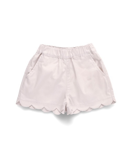 BRANSHES（ブランシェス）の「【マシュマロ】裾スカラップショートパンツ（その他パンツ・キッズ・ピンクベージュ/ブルー/カラフル/アイボリー/ネイビー/ブラック・100/150/90/80/120/110/130/140）」の14枚目の写真