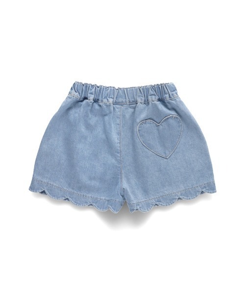 BRANSHES（ブランシェス）の「【マシュマロ】裾スカラップショートパンツ（その他パンツ・キッズ・ピンクベージュ/ブルー/カラフル/アイボリー/ネイビー/ブラック・100/150/90/80/120/110/130/140）」の9枚目の写真