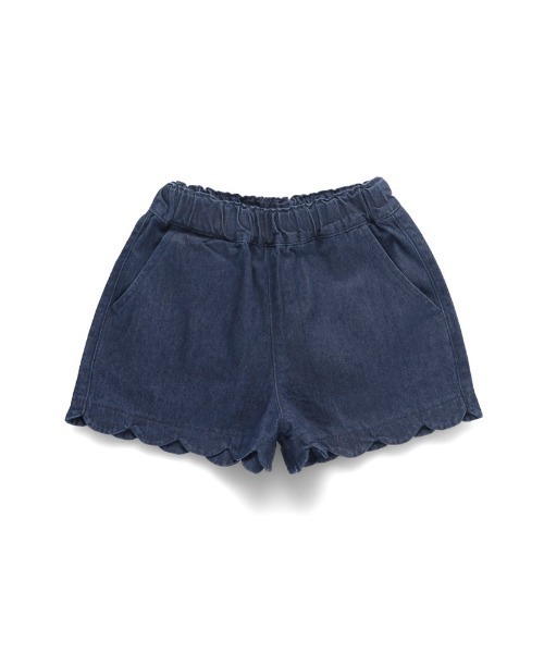 BRANSHES（ブランシェス）の「【マシュマロ】裾スカラップショートパンツ（その他パンツ・キッズ・ピンクベージュ/ブルー/カラフル/アイボリー/ネイビー/ブラック・100/150/90/80/120/110/130/140）」の10枚目の写真