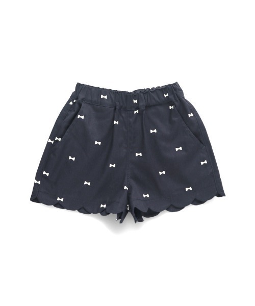 BRANSHES（ブランシェス）の「【マシュマロ】裾スカラップショートパンツ（その他パンツ・キッズ・ピンクベージュ/ブルー/カラフル/アイボリー/ネイビー/ブラック・100/150/90/80/120/110/130/140）」の20枚目の写真