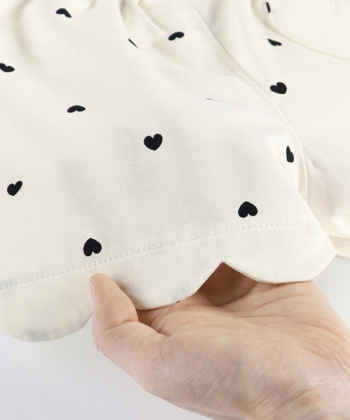 BRANSHES（ブランシェス）の「【マシュマロ】裾スカラップショートパンツ（その他パンツ・キッズ・ピンクベージュ/ブルー/カラフル/アイボリー/ネイビー/ブラック・100/150/90/80/120/110/130/140）」の17枚目の写真