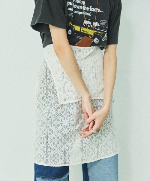 MIRROR STOKE（ミラーストーク）の「【ZOZO限定】[2点セット]SCRUNCHIE SET CAMISOLE/スクランチーセットキャミソール（ワンピース・レディース・アイボリー/ブラック・MEDIUM）」の7枚目の写真