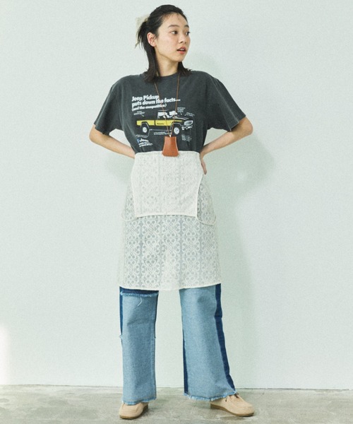 MIRROR STOKE（ミラーストーク）の「【ZOZO限定】[2点セット]SCRUNCHIE SET CAMISOLE/スクランチーセットキャミソール（ワンピース・レディース・アイボリー/ブラック・MEDIUM）」の10枚目の写真