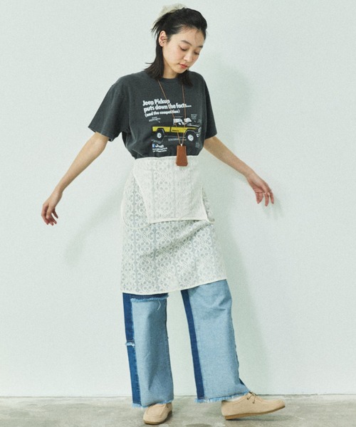 MIRROR STOKE（ミラーストーク）の「【ZOZO限定】[2点セット]SCRUNCHIE SET CAMISOLE/スクランチーセットキャミソール（ワンピース・レディース・アイボリー/ブラック・MEDIUM）」の11枚目の写真