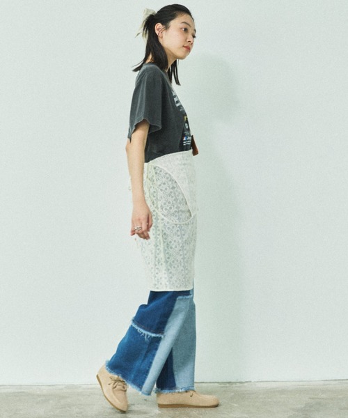 MIRROR STOKE（ミラーストーク）の「【ZOZO限定】[2点セット]SCRUNCHIE SET CAMISOLE/スクランチーセットキャミソール（ワンピース・レディース・アイボリー/ブラック・MEDIUM）」の12枚目の写真