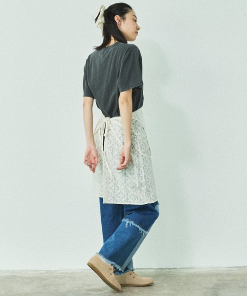 MIRROR STOKE（ミラーストーク）の「【ZOZO限定】[2点セット]SCRUNCHIE SET CAMISOLE/スクランチーセットキャミソール（ワンピース・レディース・アイボリー/ブラック・MEDIUM）」の13枚目の写真