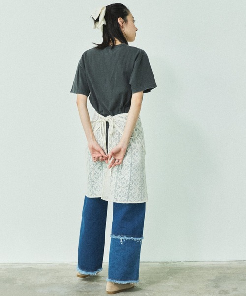 MIRROR STOKE（ミラーストーク）の「【ZOZO限定】[2点セット]SCRUNCHIE SET CAMISOLE/スクランチーセットキャミソール（ワンピース・レディース・アイボリー/ブラック・MEDIUM）」の14枚目の写真