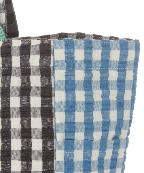 niko and...（ニコアンド）の「【A4サイズ収納可能】マルチチェック2WAYトートバッグ（トートバッグ・レディース・ブラウン/パープル/ブラック・0）」の10枚目の写真