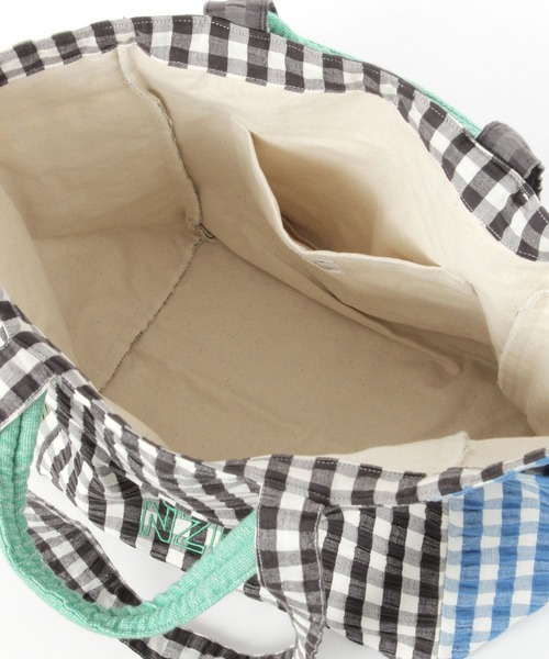 niko and...（ニコアンド）の「【A4サイズ収納可能】マルチチェック2WAYトートバッグ（トートバッグ・レディース・ブラウン/パープル/ブラック・0）」の12枚目の写真