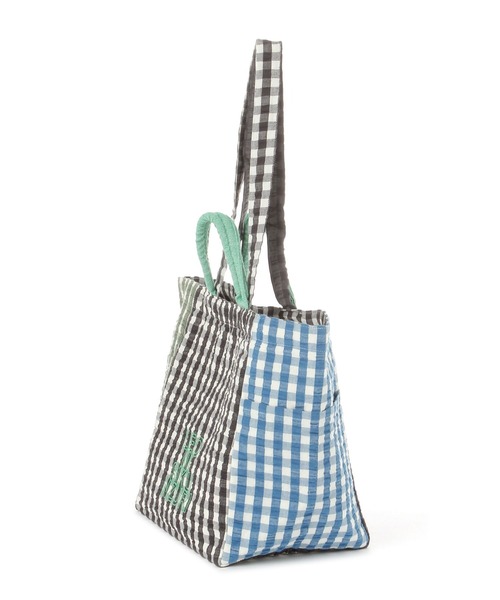 niko and...（ニコアンド）の「【A4サイズ収納可能】マルチチェック2WAYトートバッグ（トートバッグ・レディース・ブラウン/パープル/ブラック・0）」の6枚目の写真