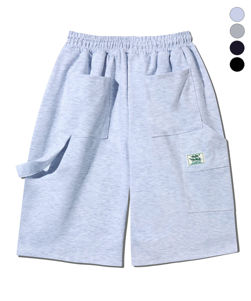 GHOST REPUBLIC(ゴーストリパブリック)の「ワンタックバミューダカーペンターハーフパンツ4カラーGP-510(その他パンツ・レディース・ライトアッシュグレー/グレー/ネイビー/ブラック・XX-LARGE/X-LARGE/MEDIUM/LARGE)」の12枚目の写真