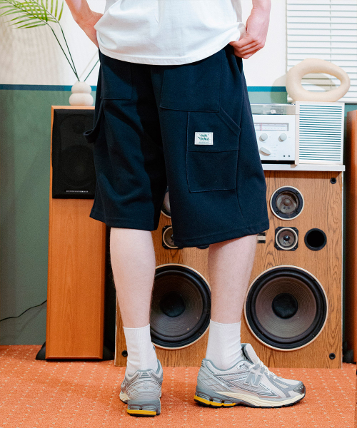GHOST REPUBLIC(ゴーストリパブリック)の「ワンタックバミューダカーペンターハーフパンツ4カラーGP-510(その他パンツ・レディース・ライトアッシュグレー/グレー/ネイビー/ブラック・XX-LARGE/X-LARGE/MEDIUM/LARGE)」の9枚目の写真