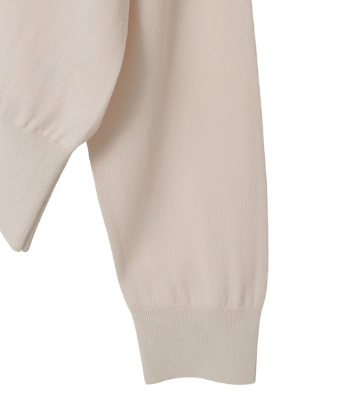 Tiara（ティアラ）の「リボンタイニット（ニット/セーター・レディース・ピンク/ネイビー/ライトベージュ・FREE）」の6枚目の写真