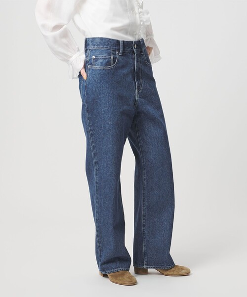 UNITED ARROWS（ユナイテッドアローズ）の「ストレート デニムパンツ（デニムパンツ・レディース・グレー系/ロイヤルブルー/ターコイズブルー系・36/38/40）」の10枚目の写真