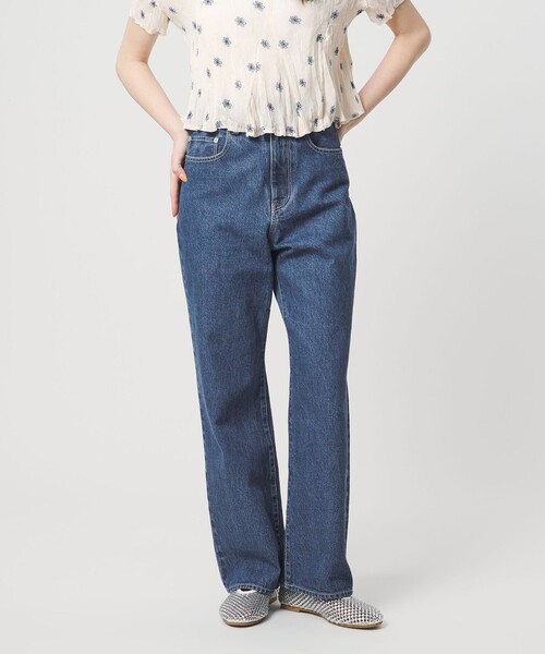 UNITED ARROWS（ユナイテッドアローズ）の「ストレート デニムパンツ（デニムパンツ・レディース・グレー系/ロイヤルブルー/ターコイズブルー系・36/38/40）」の12枚目の写真