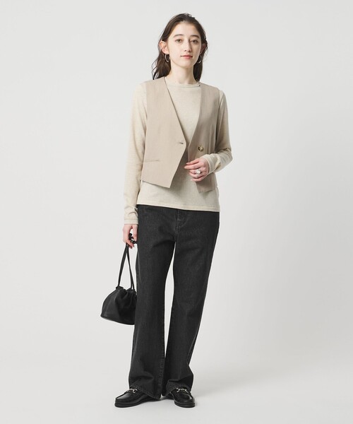UNITED ARROWS（ユナイテッドアローズ）の「ストレート デニムパンツ（デニムパンツ・レディース・グレー系/ロイヤルブルー/ターコイズブルー系・36/38/40）」の17枚目の写真