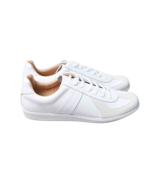 GERMAN TRAINER(ジャーマントレーナー)の「●GERMAN TRAINER●ジャーマントレーナー(スニーカー・メンズ・ホワイト×ホワイト/ブラック・41/40/39/38/37/36/44/43/42)」の14枚目の写真