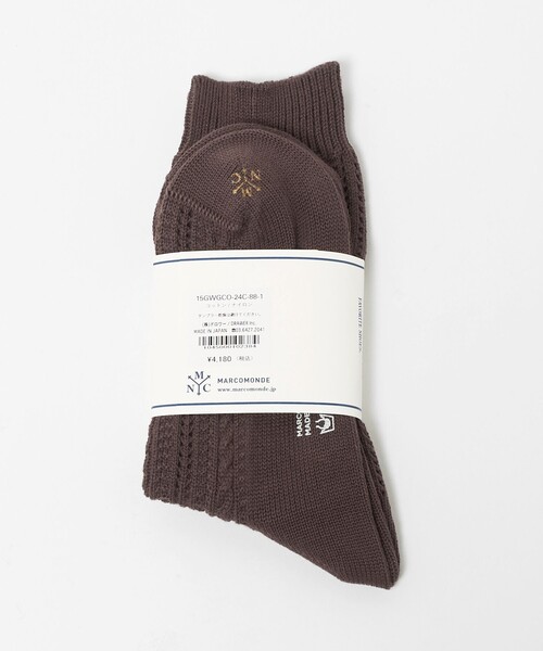 Steven Alan(スティーブンアラン)の「<MARCOMONDE>LACE SOCKS/ソックス(ソックス/靴下・レディース・ホワイト/ダークブラウン/ブラック・FREE)」の8枚目の写真