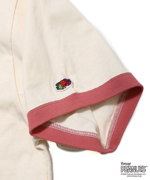 FRUIT OF THE LOOM（フルーツオブザルーム）の「FTL x PEANUTS 19/-スラブ天竺3/ ピーナッツコラボ 半袖Tシャツ / COMPLETE GENUINE COOL（Tシャツ/カットソー・メンズ・アイボリー・M/L/S）」の7枚目の写真