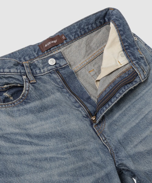 MASU(エムエーエスユー)の「MB TAPARED JEANS VINTAGE(デニムパンツ・メンズ・インディゴブルー/ブラック・44/46)」の5枚目の写真