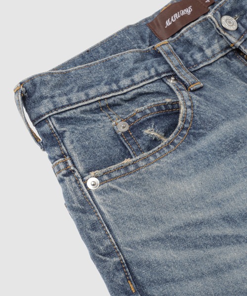 MASU(エムエーエスユー)の「MB TAPARED JEANS VINTAGE(デニムパンツ・メンズ・インディゴブルー/ブラック・44/46)」の6枚目の写真