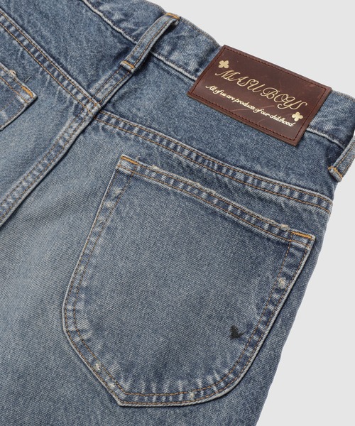 MASU(エムエーエスユー)の「MB TAPARED JEANS VINTAGE(デニムパンツ・メンズ・インディゴブルー/ブラック・44/46)」の7枚目の写真