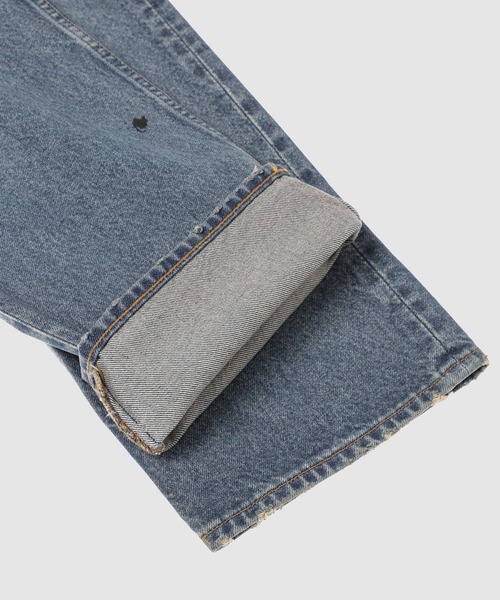 MASU(エムエーエスユー)の「MB TAPARED JEANS VINTAGE(デニムパンツ・メンズ・インディゴブルー/ブラック・44/46)」の9枚目の写真