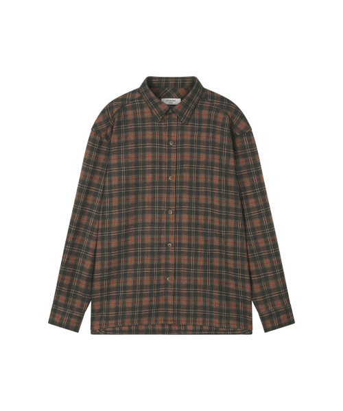 OCHERS(オーカーズ)の「チェックシャツ No.0001 カームレッド(シャツ/ブラウス・メンズ・その他・1/2/3)」の1枚目の写真