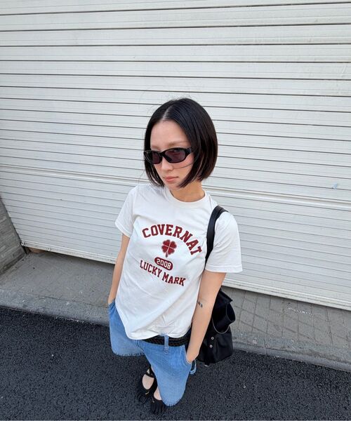 COVERNAT(カバーナット)の「ウィメンズクローバーグラフィックTシャツエクリュ(Tシャツ/カットソー・レディース・その他・LARGE/WM/WS)」の12枚目の写真