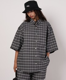 FIRST DOWN（ファーストダウン）の「ショートスリーブ チェックシャツ（シャツ/ブラウス）」