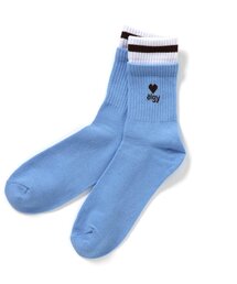 algy | 【抗菌防臭】レイヤード風クルーソックス(ソックス/靴下)