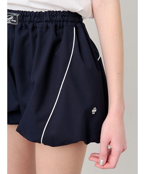 SORIN(ソリン )の「Balloon Line Short Pants/バルーンラインショートパンツ(その他パンツ・レディース・ネイビー/チェック・38/36)」の4枚目の写真