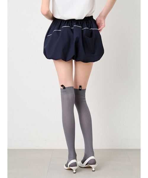 SORIN(ソリン )の「Balloon Line Short Pants/バルーンラインショートパンツ(その他パンツ・レディース・ネイビー/チェック・38/36)」の6枚目の写真