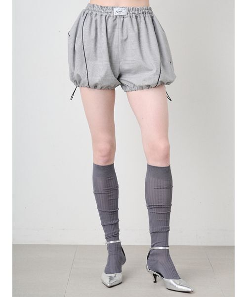 SORIN(ソリン )の「Balloon Line Short Pants/バルーンラインショートパンツ(その他パンツ・レディース・ネイビー/チェック・38/36)」の8枚目の写真