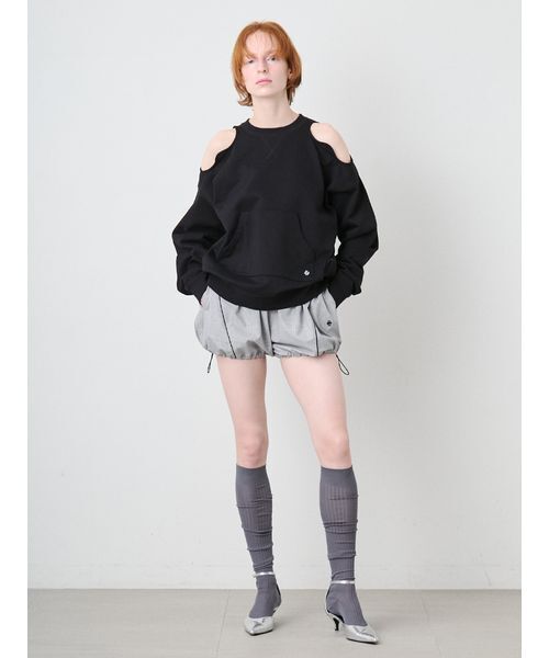 SORIN(ソリン )の「Balloon Line Short Pants/バルーンラインショートパンツ(その他パンツ・レディース・ネイビー/チェック・38/36)」の20枚目の写真
