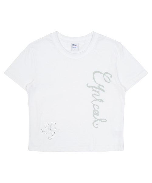 THECOLDESTMOMENT（ザコールデストモーメント）の「(w) TCM cynical T (white)（Tシャツ/カットソー・レディース・その他・SMALL/X-SMALL）」の2枚目の写真
