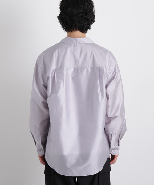 NANO universe（ナノユニバース）の「｢OtoNANO｣ 大人のワイドシャツ テーラードカラーシャツ（シャツ/ブラウス・メンズ・ライトグレー/ブラウン・L/M）」の19枚目の写真
