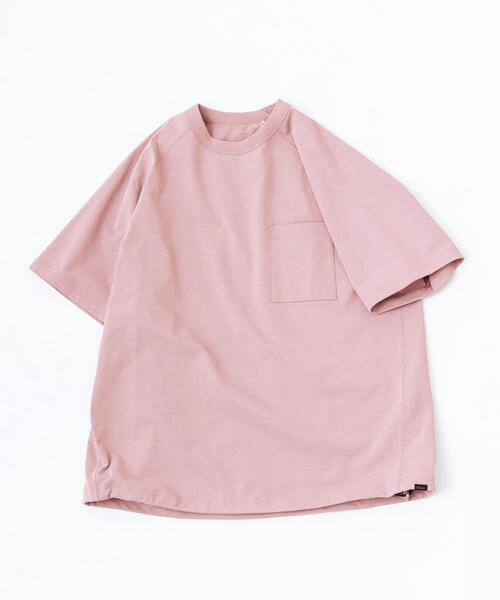 EKAL（エカル）の「DRY OUT BALOON FIT T-SHIRTS（Tシャツ/カットソー・メンズ・ブラック/ブラウン/ピンク/ホワイト/チャコールグレー/ネイビー・LARGE/MEDIUM）」の6枚目の写真