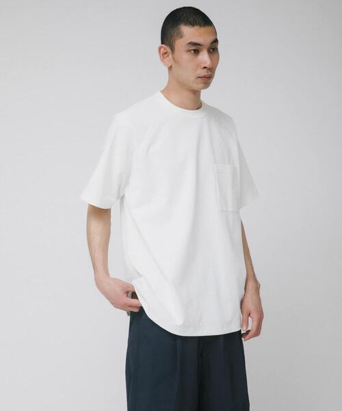 EKAL（エカル）の「DRY OUT BALOON FIT T-SHIRTS（Tシャツ/カットソー・メンズ・ブラック/ブラウン/ピンク/ホワイト/チャコールグレー/ネイビー・LARGE/MEDIUM）」の7枚目の写真