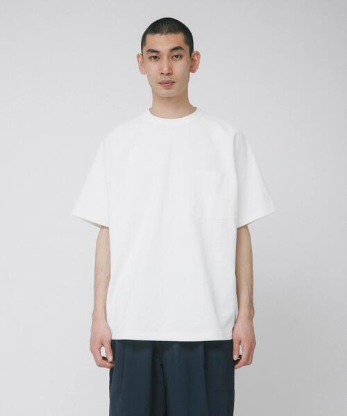 EKAL（エカル）の「DRY OUT BALOON FIT T-SHIRTS（Tシャツ/カットソー・メンズ・ブラック/ブラウン/ピンク/ホワイト/チャコールグレー/ネイビー・LARGE/MEDIUM）」の9枚目の写真