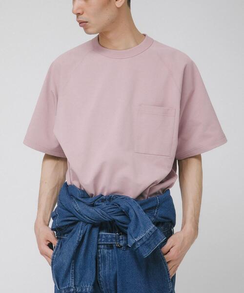 EKAL（エカル）の「DRY OUT BALOON FIT T-SHIRTS（Tシャツ/カットソー・メンズ・ブラック/ブラウン/ピンク/ホワイト/チャコールグレー/ネイビー・LARGE/MEDIUM）」の19枚目の写真