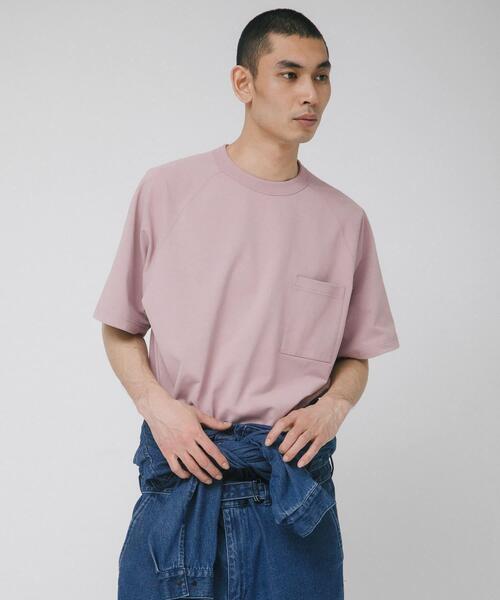 EKAL（エカル）の「DRY OUT BALOON FIT T-SHIRTS（Tシャツ/カットソー・メンズ・ブラック/ブラウン/ピンク/ホワイト/チャコールグレー/ネイビー・LARGE/MEDIUM）」の20枚目の写真