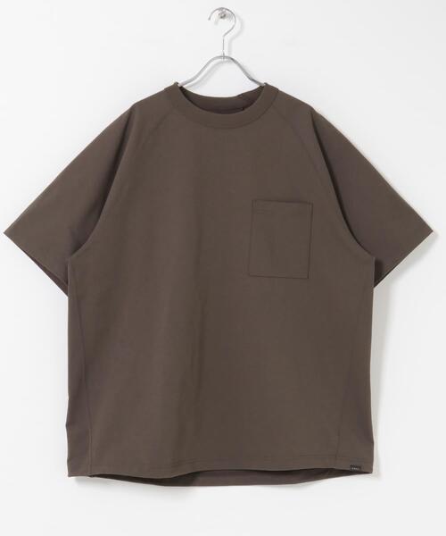 EKAL(エカル)の「『吸水速乾/UVカット』DRY OUT BALLOON FIT T-SHIRTS(Tシャツ/カットソー・メンズ・ブラック/ブラウン/ピンク/ホワイト/チャコールグレー/ネイビー・LARGE/MEDIUM)」の21枚目の写真