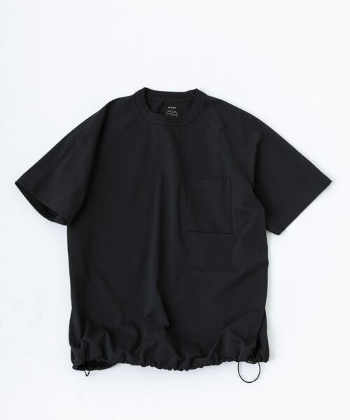 EKAL(エカル)の「『吸水速乾/UVカット』DRY OUT BALLOON FIT T-SHIRTS(Tシャツ/カットソー・メンズ・ブラック/ブラウン/ピンク/ホワイト/チャコールグレー/ネイビー・LARGE/MEDIUM)」の7枚目の写真