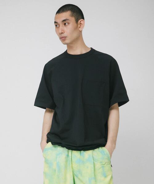EKAL(エカル)の「『吸水速乾/UVカット』DRY OUT BALLOON FIT T-SHIRTS(Tシャツ/カットソー・メンズ・ブラック/ブラウン/ピンク/ホワイト/チャコールグレー/ネイビー・LARGE/MEDIUM)」の8枚目の写真