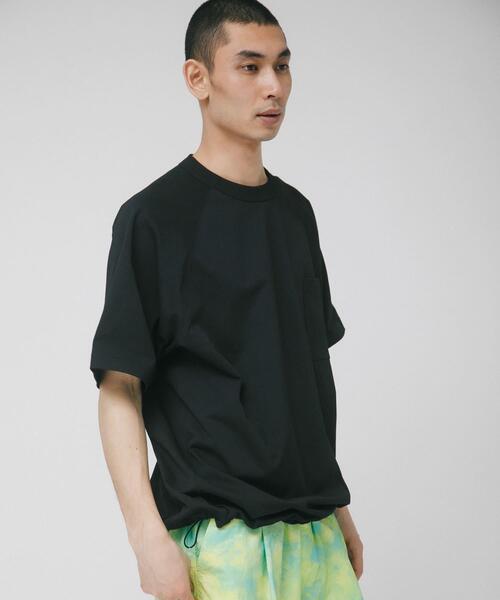 EKAL(エカル)の「『吸水速乾/UVカット』DRY OUT BALLOON FIT T-SHIRTS(Tシャツ/カットソー・メンズ・ブラック/ブラウン/ピンク/ホワイト/チャコールグレー/ネイビー・LARGE/MEDIUM)」の9枚目の写真